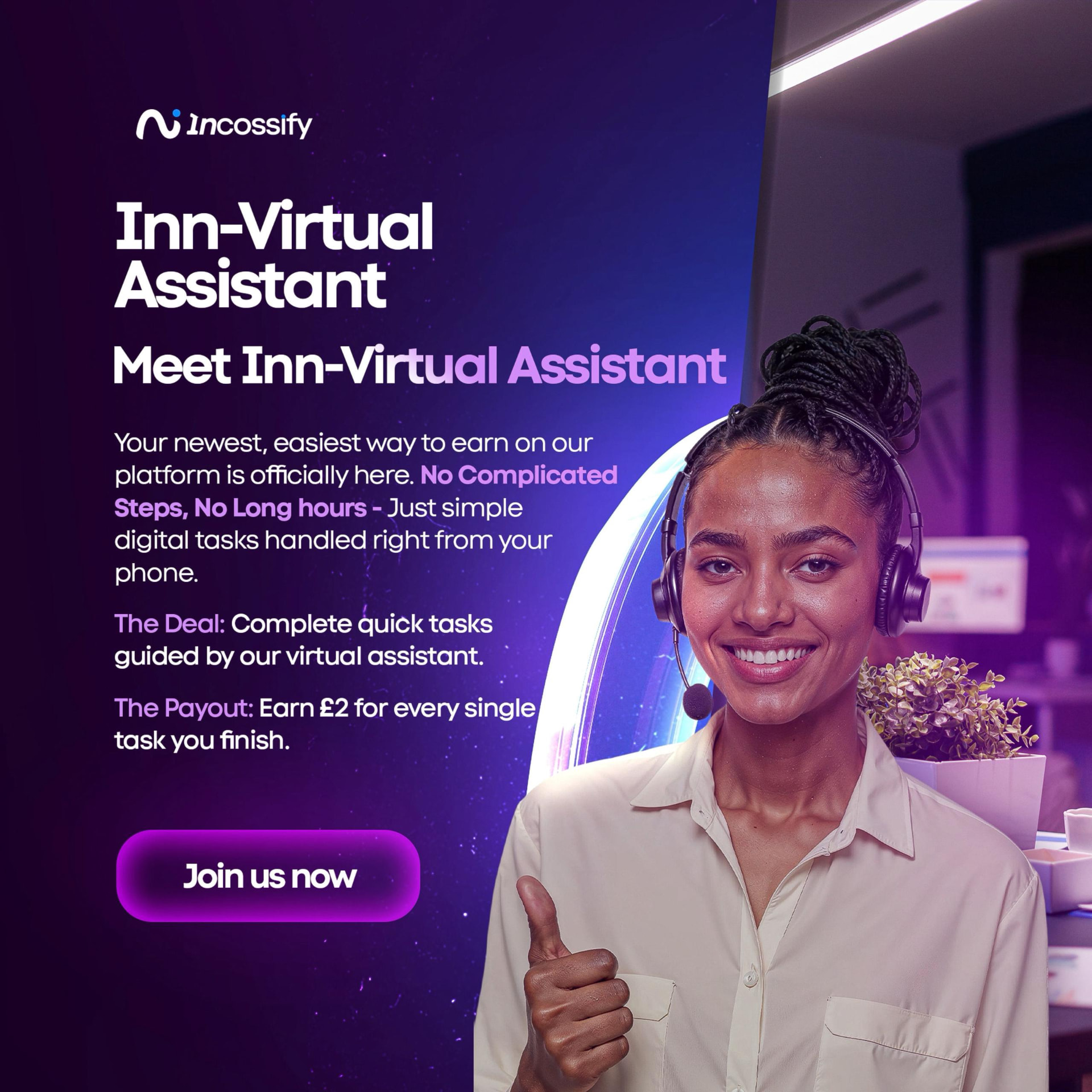 Inn-Virtual Assistant on the Incossify app